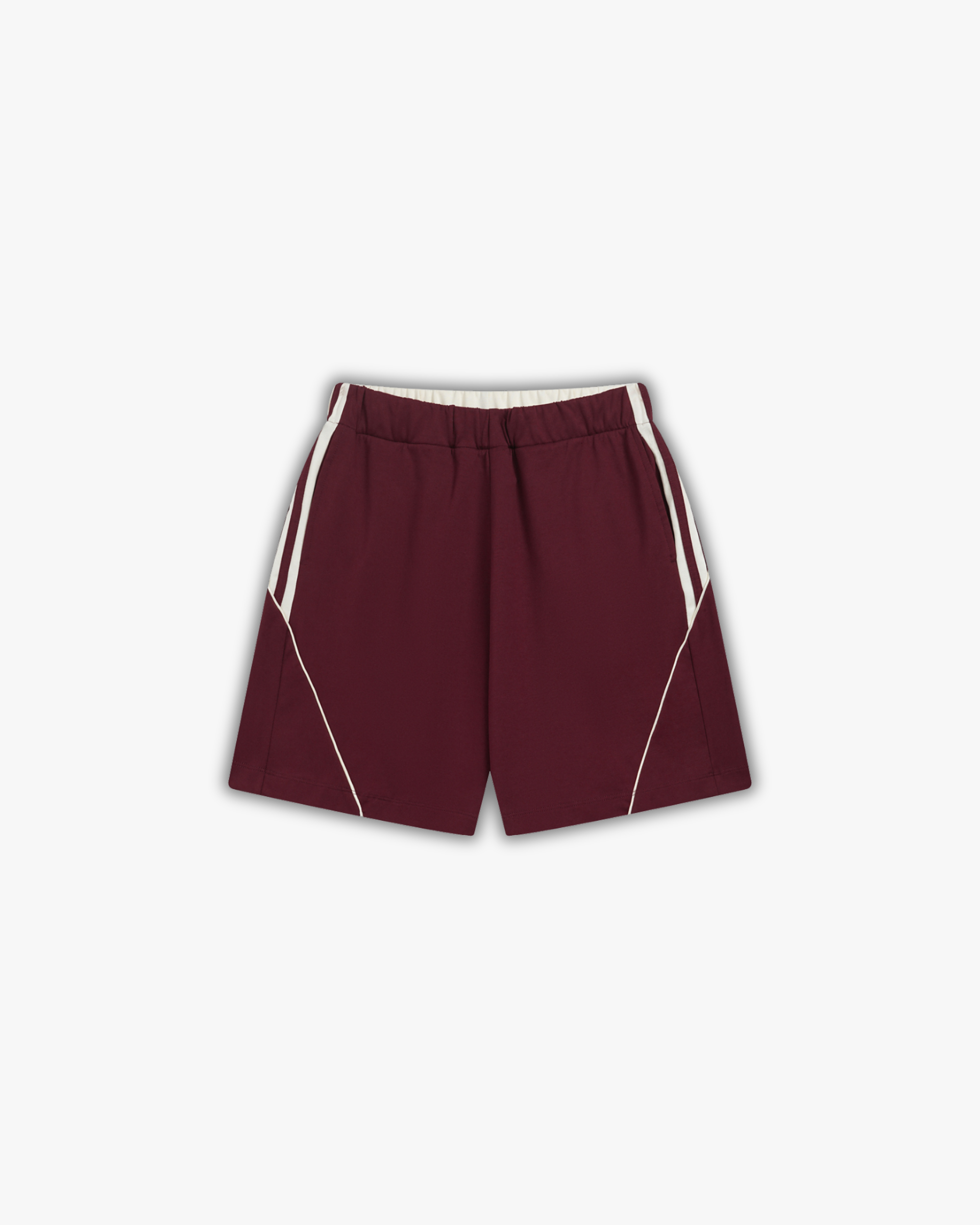 LOOSE-FIT SHORTS BURGUNDY