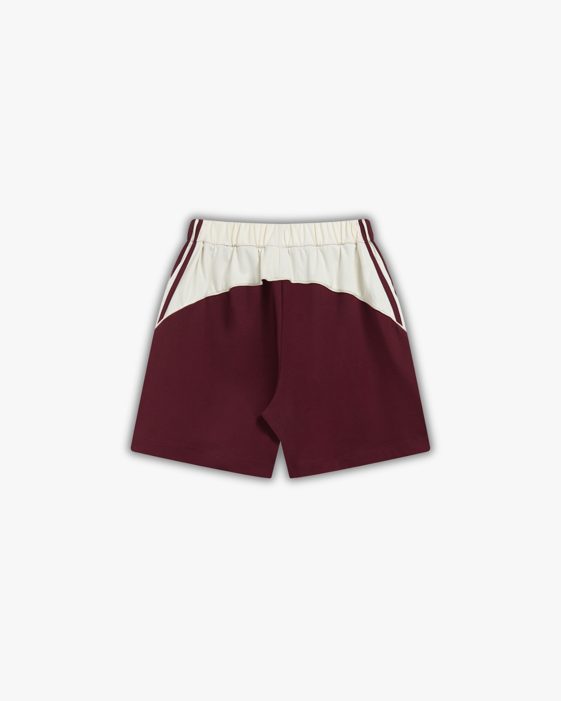 LOOSE-FIT SHORTS BURGUNDY