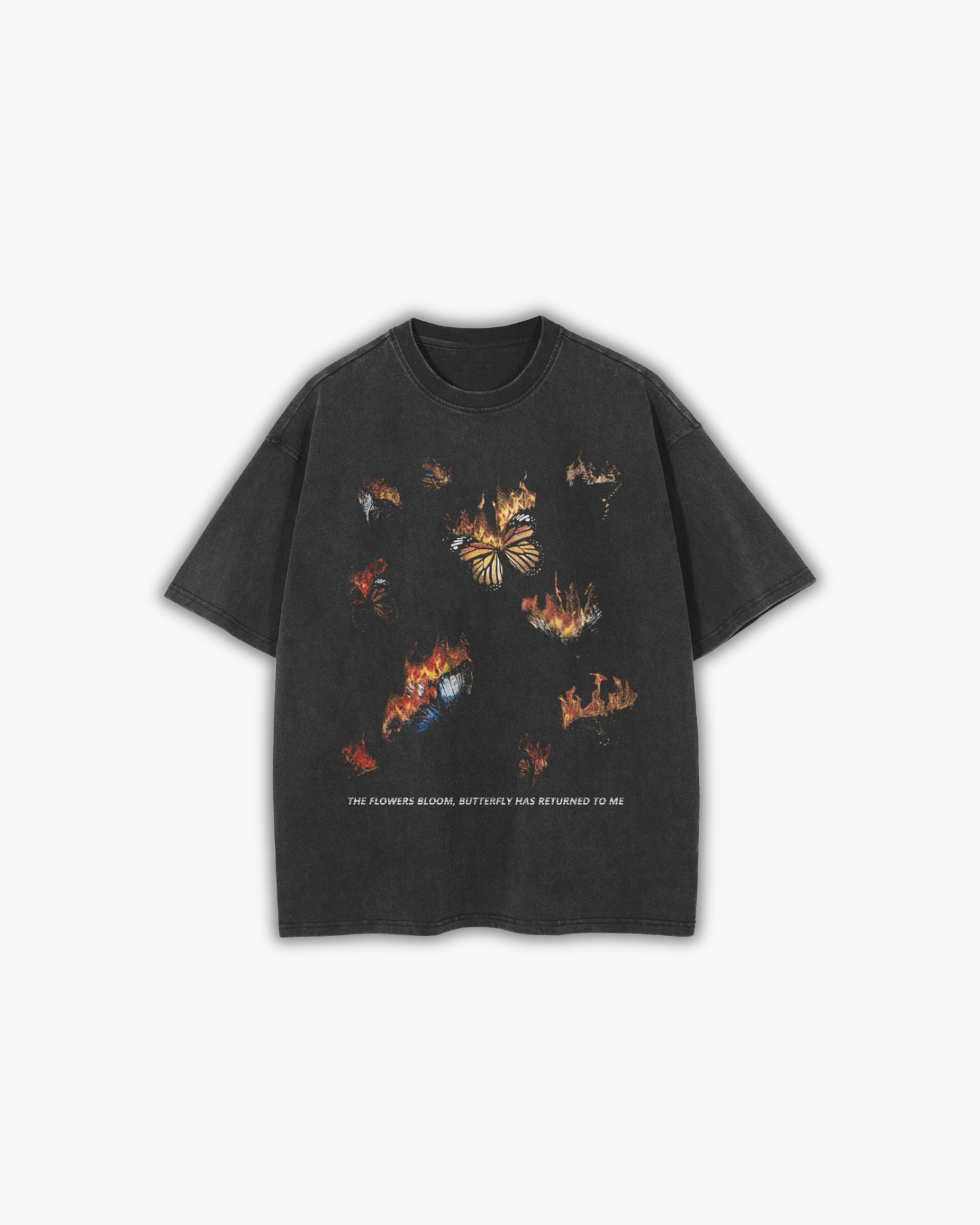 FIREFLY | OVERSIZED T-SHIRT WASHED BLACK