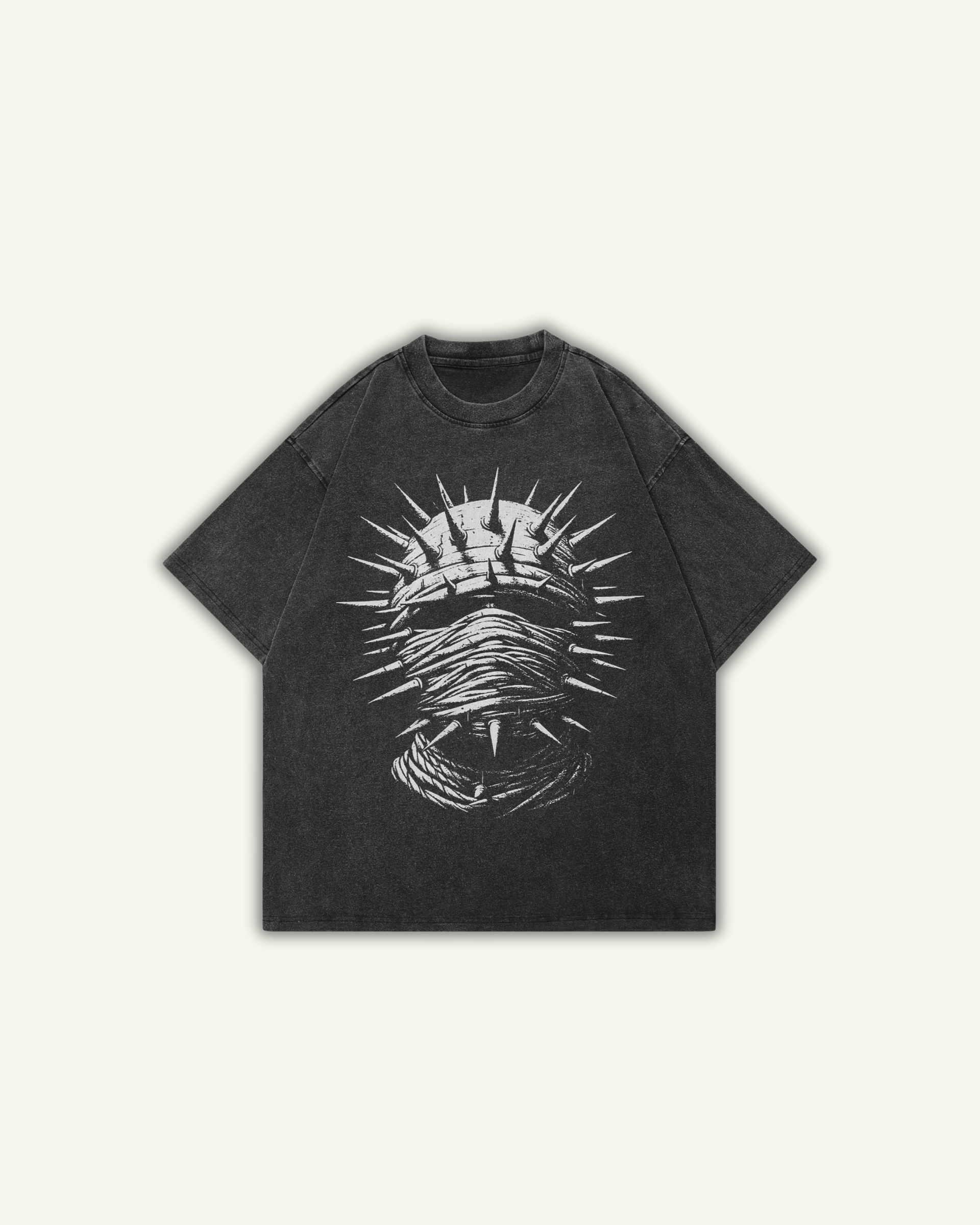 HEAD | OVERSIZED T-SHIRT WASHED ZWART