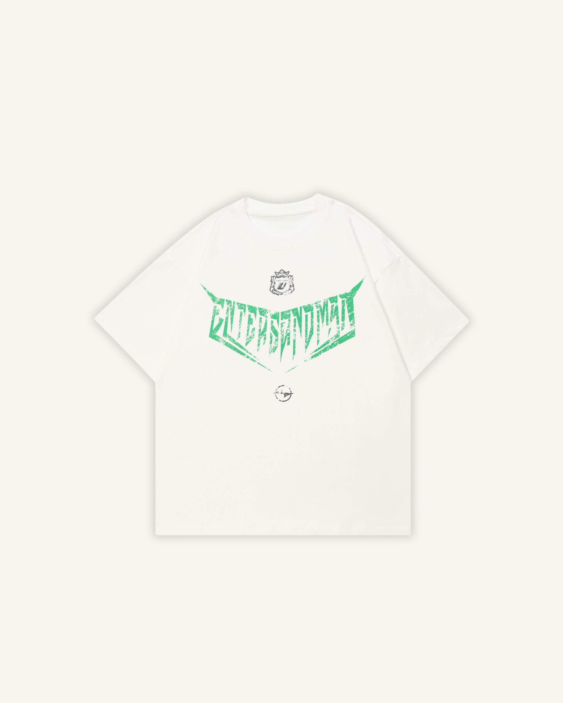TEXT | OVERSIZED T-SHIRT WHITE