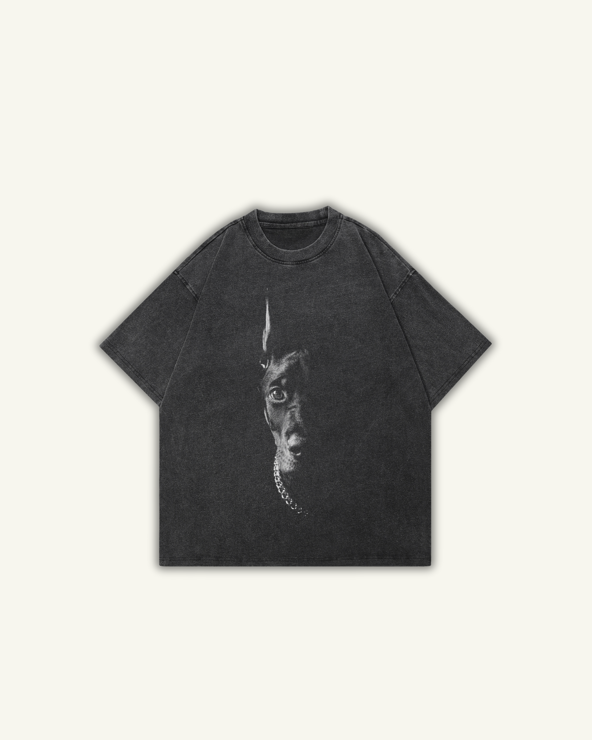 DOG | OVERSIZED T-SHIRT WASHED BLACK