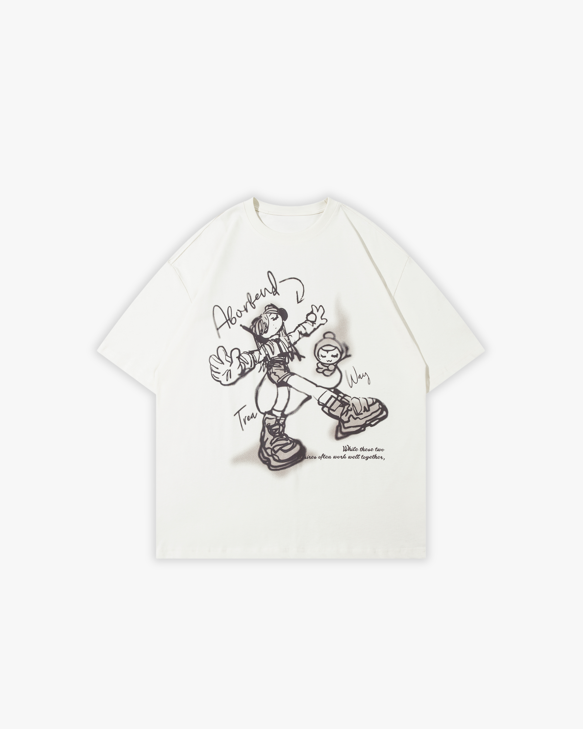 WAY | OVERSIZED T-SHIRT WHITE