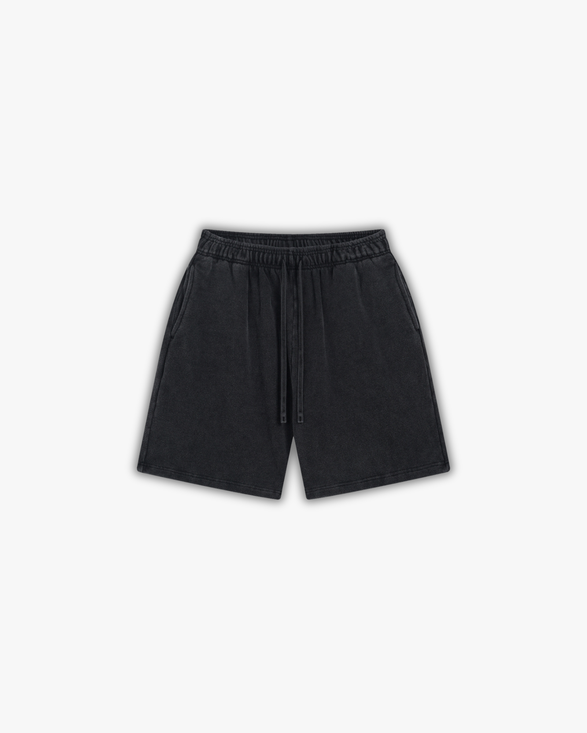 OVERSIZED WASHED SHORTS BLACK