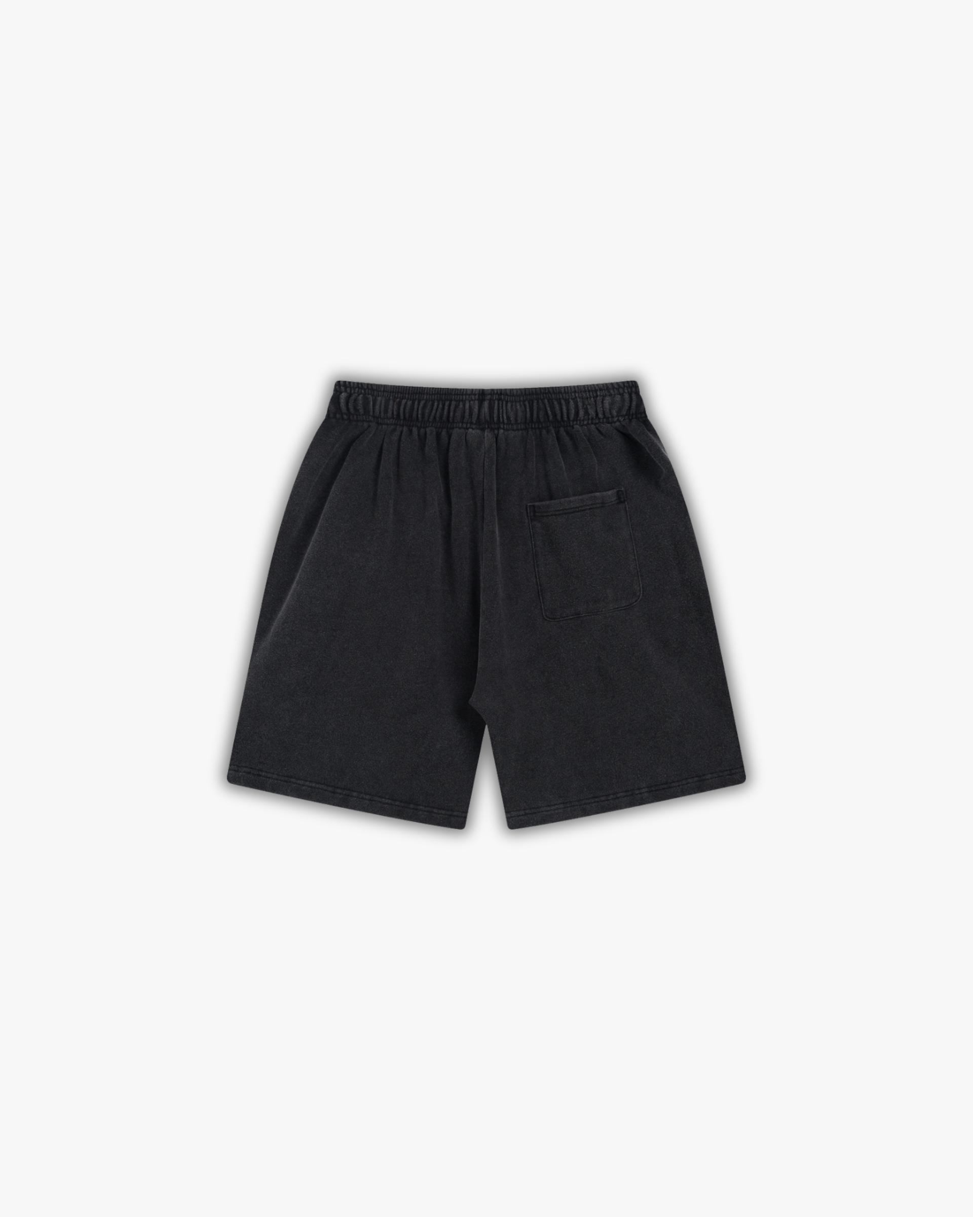 OVERSIZED WASHED SHORTS BLACK