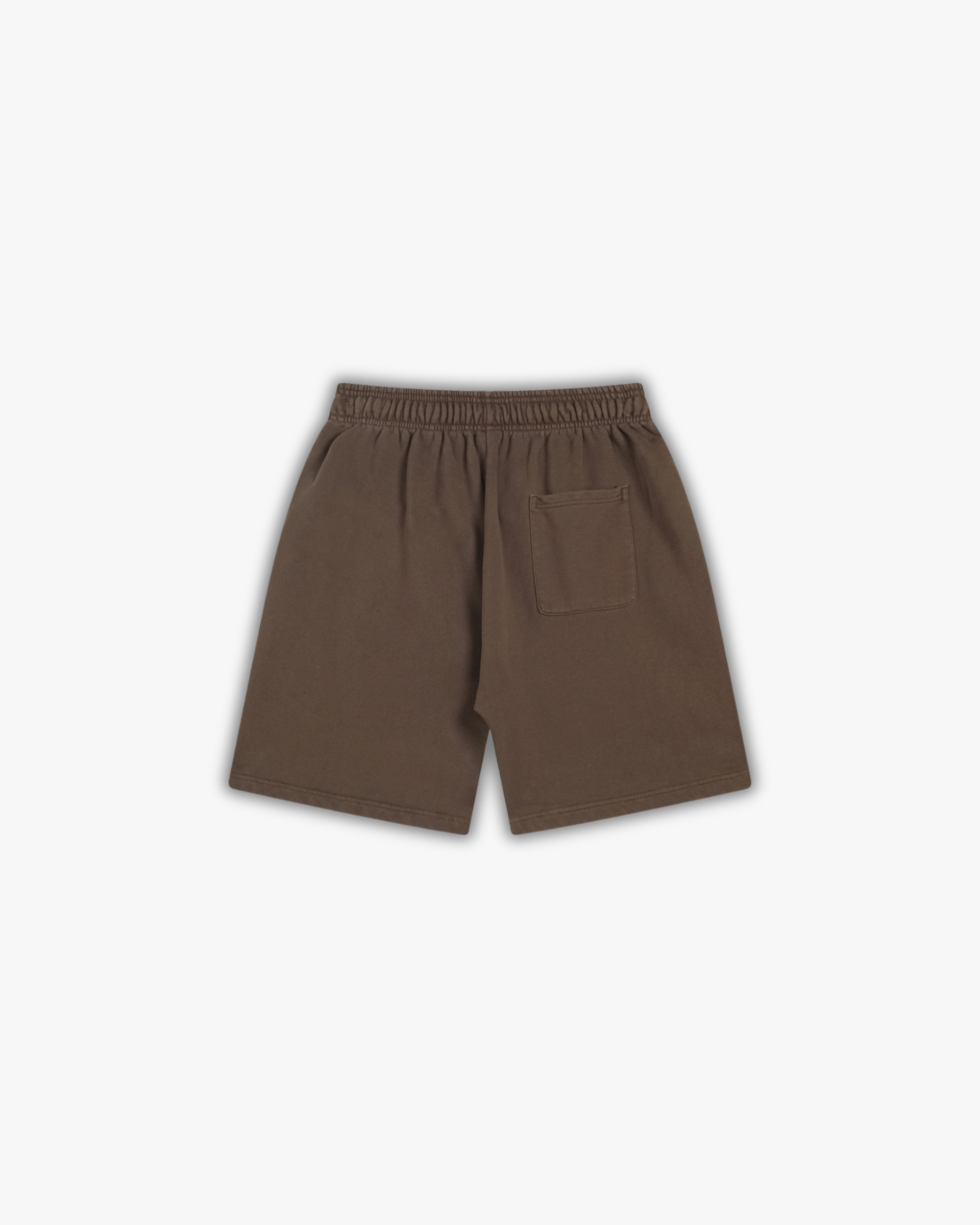 OVERSIZED WASHED SHORTS BROWN