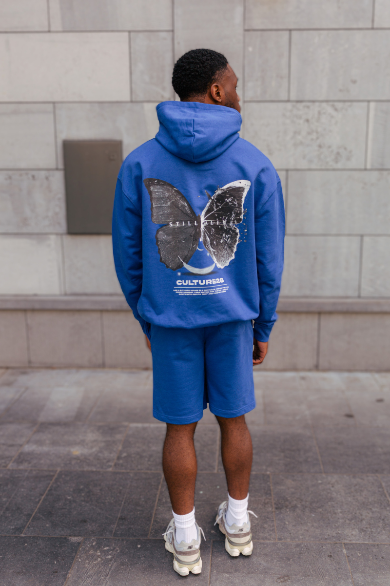 Hoodie top with butterfly