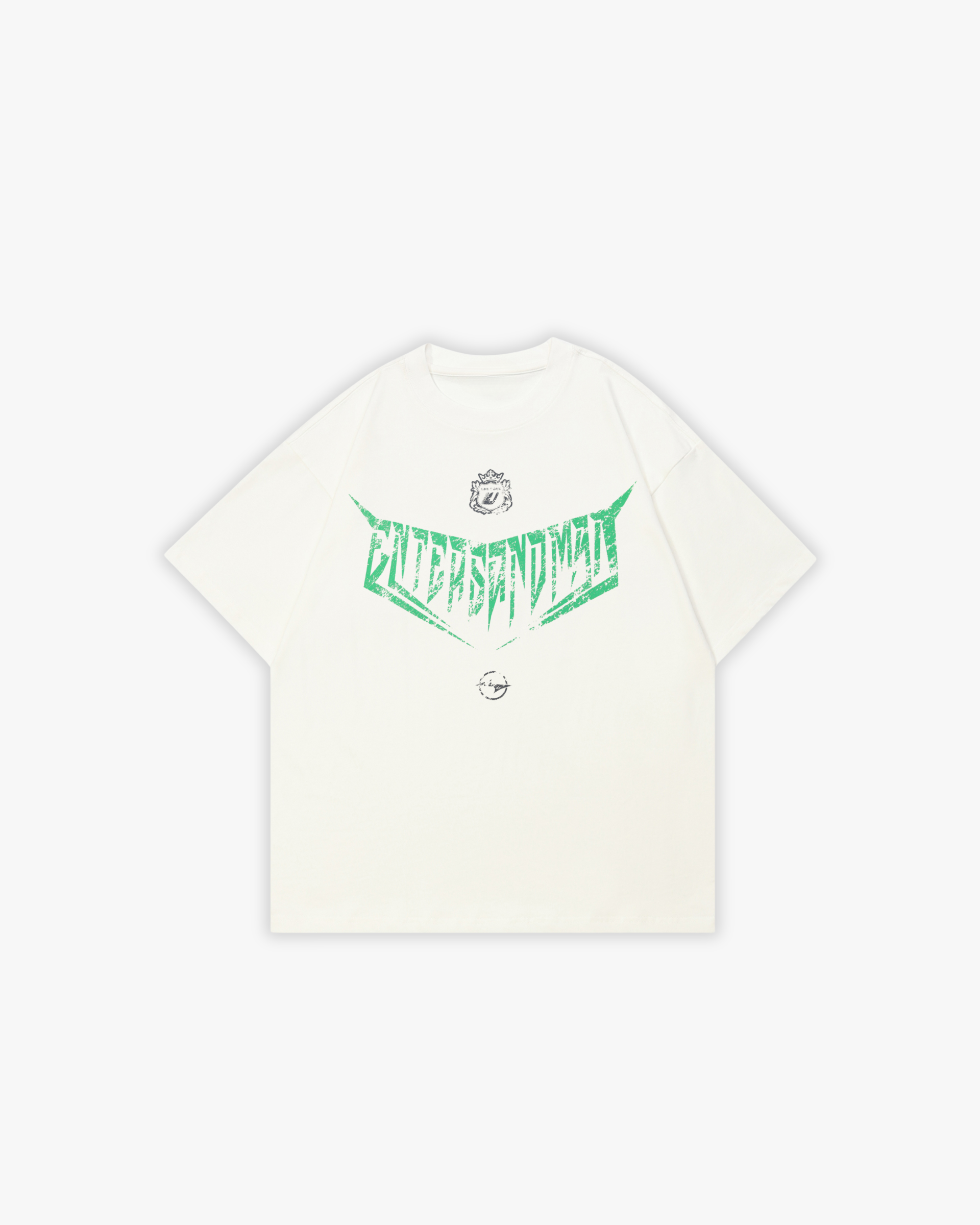 TEXT | OVERSIZED T-SHIRT WHITE