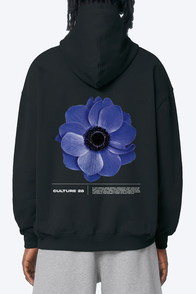 Blossom Hoodie – | Oversized Black 28 CULTURE